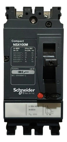 Disjuntor Nsx100m Dc 63a Bipolar Lv438608 Schneider