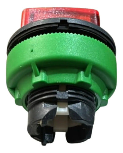 Cabeçote Para Chave Comutadora Faceada Zb5fk1343 Schneider Vermelho 0