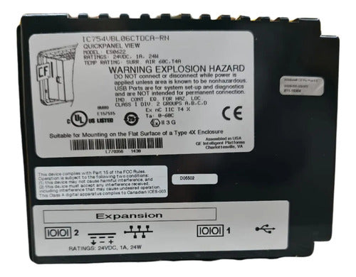Painel Ic754vbl06ctdca-rn GE