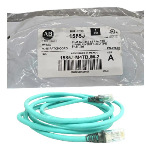 Cabo Ethernet 1585j-m4tbjm-2 Rj45 2 Metros Allen-bradley