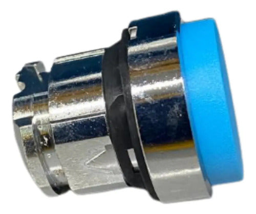 Kit Com 2: Cabeçote Para Botão Ø22mm Azul Zb4bl6 Schneider Azul -