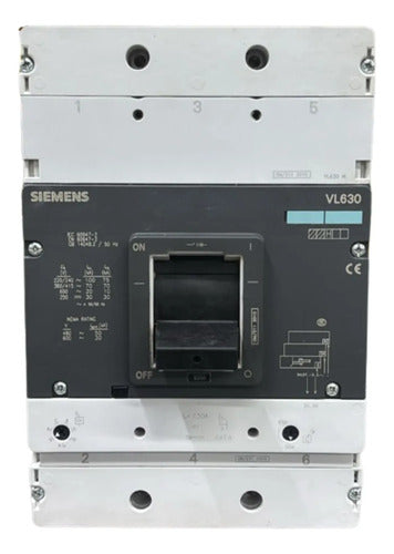 Disjuntor Tripolar 500a 3vl5763-2dc36-0aa0 Siemens