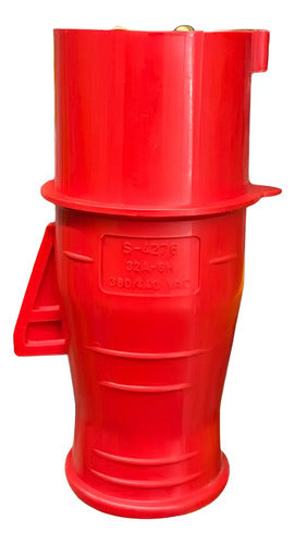 Plug S4276 32a 3p+t 380/440v Vermelho Steck Vermelho