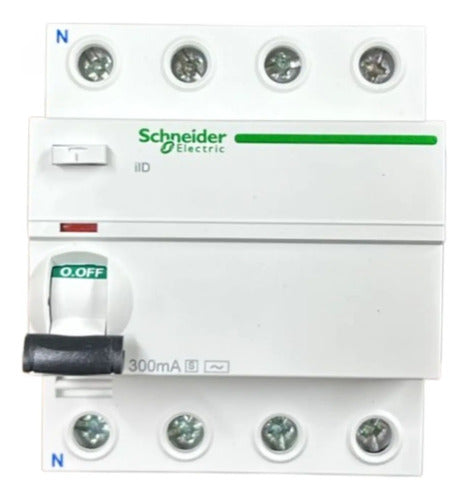 Interruptor Diferencial 4p 63a 300ma-s Cl A9r15463 Schneider