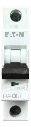 Kit Com 3: Disjuntor Unipolar Bfaz4-c6/1 6a 4,5ka Eaton
