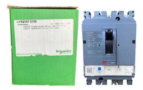 Disjuntor Tripolar Cvs250f3250 Cvs250f-tm250d 250a Schneider