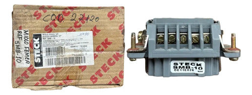 Kit C/ 2 Peças: Miolo Femea 10p Smb-10 Steck Cinza
