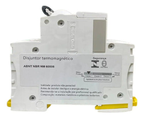 Mini Disjuntor Acti9 Ic60n 3p 20a Curva C A9f74320 Schneider
