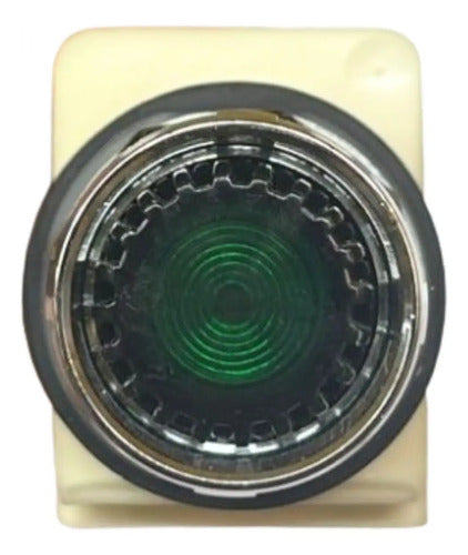Botão 30mm Metálico Na+nf Verde 9001k3l40gh13 Schneider Verde