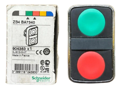 Cabeçote Para Botão Duplo Ø22mm Zb4ba7340 Schneider
