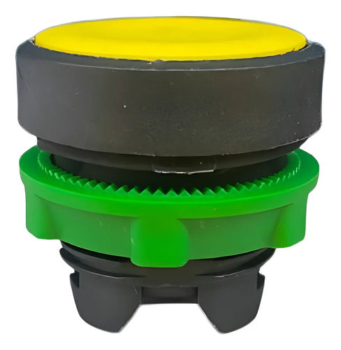 Kit Com 3: Cabeçote Para Botão 22mm Amarelo Zb5aa5 Schneider Amarelo -