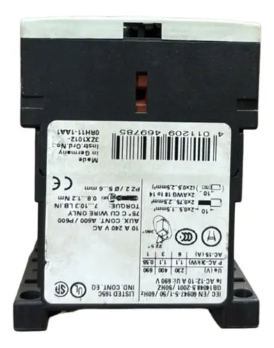 Relé De Contator 4p 2na+2nf 48v 3rh1422-1bw40 Siemens 48vcc