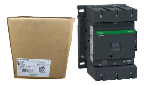 Contator 3p 115a Ac-3 48vca 1na+1nf Lc1d115e7 Schneider