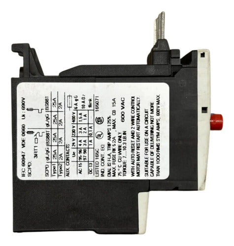 Relé Térmico 3ru1116-0fb0 0,35-0,50a Siemens -