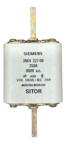 Elemento Fusível Sitor 3ne4327-0b 250a Siemens 800v