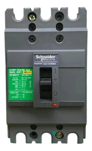 Disjuntor 30a 3p 690v 6kv Ezc100n3030 Schneider Electric