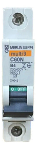 Disjuntor Unipolar 4a C60n 24048 Schneider (merlin Gerin)