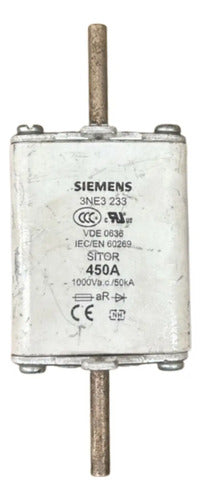 Elemento Fusível Sitor 3ne3233 450a Siemens 1000v