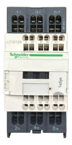 Contator Tripolar Tesys 12a 24v 1na+1nf Lc1d123b7 Schneider 24vca