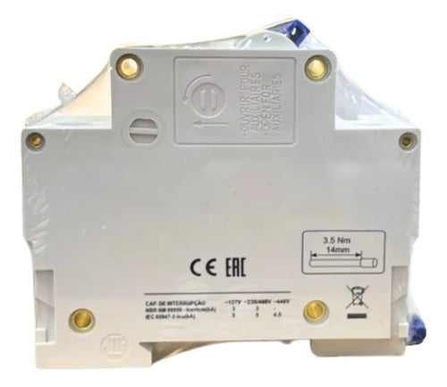 Disjuntor Unipolar Mdw-c125-1 125a 11807325 Weg