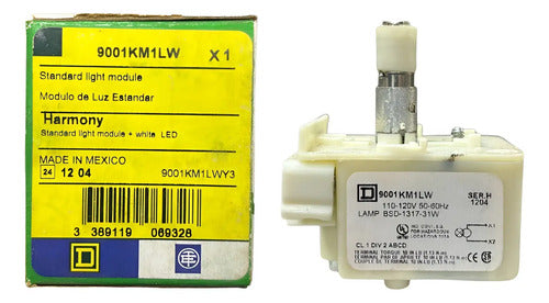 Modulo Luminoso Led Alto Brilho Branco 9001km1lw Schneider 127v
