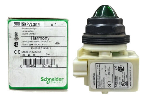 Sinalizador 30mm Verde 9001skp7lgg9 Schneider