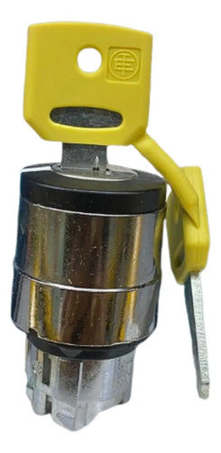Cabecote Para Chave Seletora 22mm Zb4bg6f015 Schneider Metal Cromado