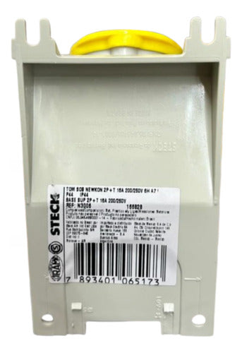 Tomada N3044 16a 2p+t 100/130v Amarelo Steck Amarelo