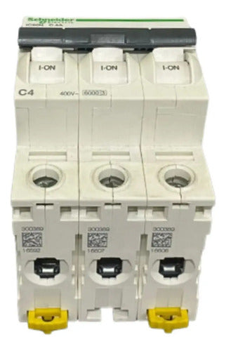 Disjuntor Acti9 Ic60n 3p Curva C 4a 440v A9f74304 Schneider