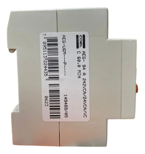 Rele Tempo Aeg 60min 94/242vca/24vca/vcc Coel 242vca