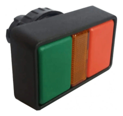 Kit Com 2 Peças: Botão Dp3/14 30mm Verde/vermelho Schmersal Verde E Vermelho