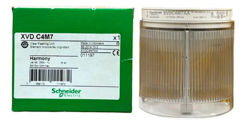 Módulo Luminoso Transparente Intermitente Xvdc4m7 Schneider