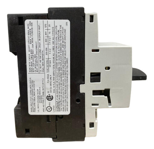 Disjuntor Motor 3rv1021-4ca10 17-22a Siemens - 50/60hz