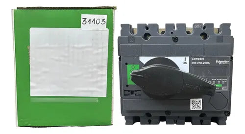 Interruptor Seccionador Interpact Ins250 31103 4p Schneider