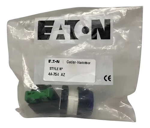 Sinaleiro 4a-754b 30mm Azul Eaton Azul