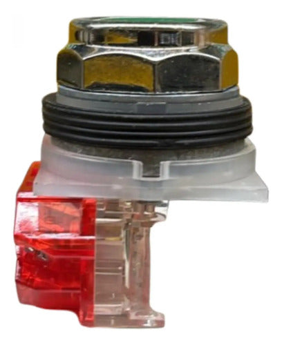 Botão 30mm Metálico Verde 1nf 9001kr1gh6 Schneider Verde -