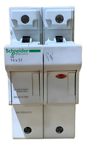 Porta Fusivel Sbi 14x51 1p+n 50a Mgn15709 Schneider 690v