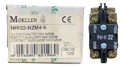 Bloco De Contato Nhi22-nzm4/6 2naf Moeller 550