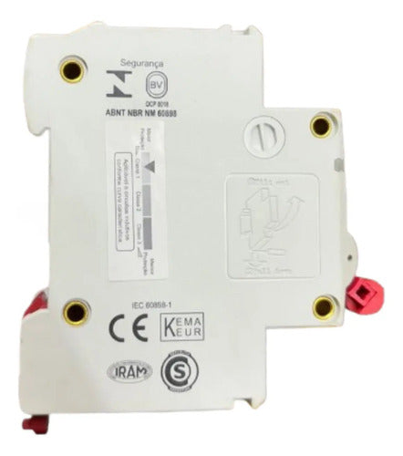Kit Com 2: Disjuntor Tripolar Sdzd63c20 20a Curva C Steck