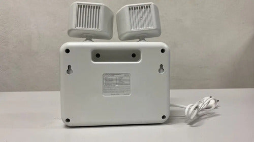 Luminária De Emergência 1200lm Led Autônoma Segurimax Branco