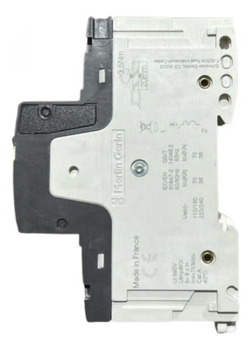 Disjuntor Unipolar Ng125h Curva C 63a 18712 Schneider 230 50/60 Hz