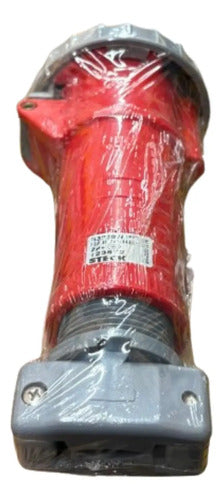 Acoplamento 2p+t 32a 380/440v 9h Vm Ip67 S3259w Steck Vermelho
