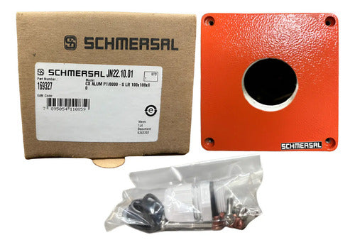 Botoeira Dgp1 Alumínio Com 1 Furo De 30mm Ace Schmersal Laranja