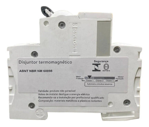 Disjuntor Acti9 Ic60n 2p 63a Curva C A9f74263 Schneider