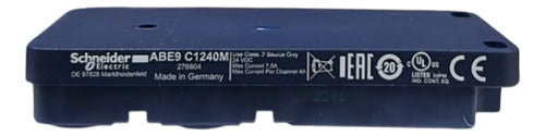 Modulo 4 Canais Conector M12 Sem Cabo Abe9c1240m Schneider 24vcc
