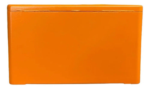 Botoeira Metalica Vazia 22mm 2 Furos Xapo2502 Schneider Laranja