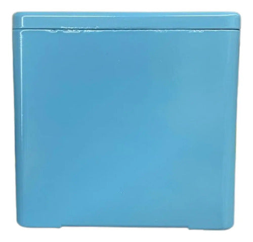 Botoeira Metalica Cega 22mm Azul Xapm14 Schneider Azul