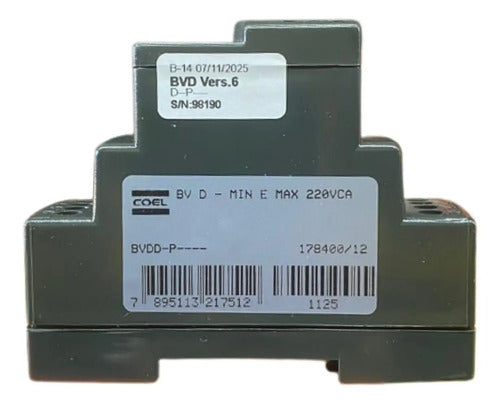 Monitor De Tensao Pvd-2 3f 220v (bvdd-p) Coel 220v