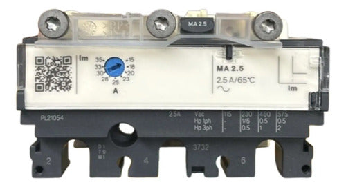 Disparador Nsx100 Ma2,5 Tripolar Lv429125 Schneider - 50-60hz