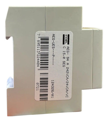 Rele Tempo Aeg 15seg 94 A 242vca E 24vca/cc Coel 94 A 240 Vca E 24vca/vcc